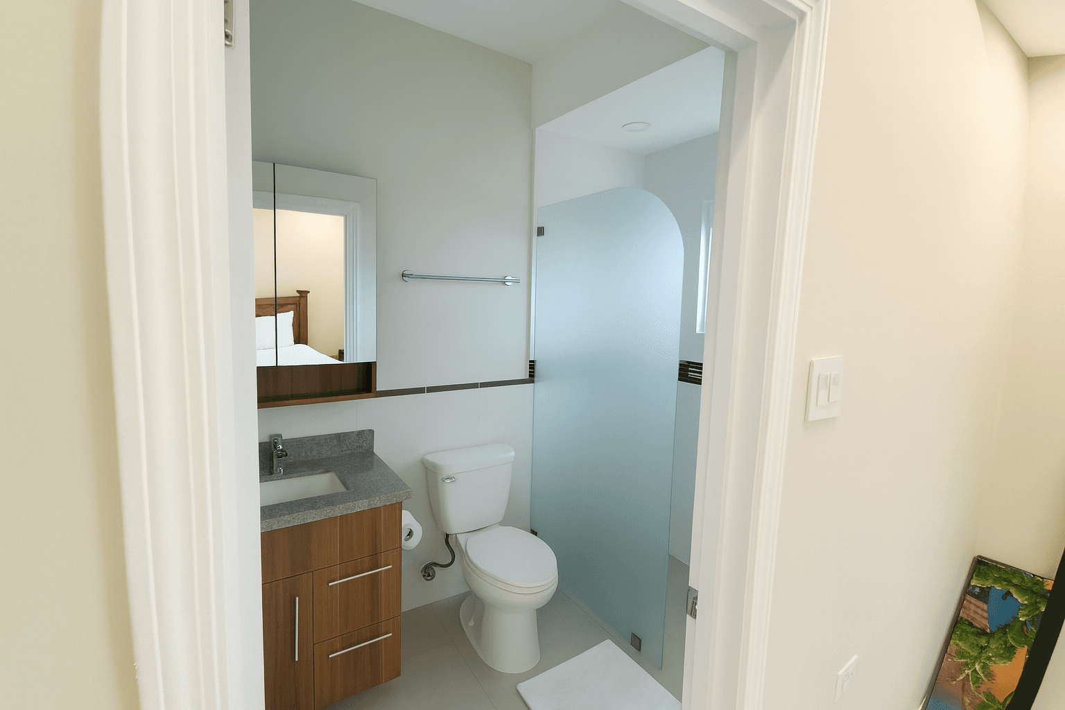 Interior bedroom detail