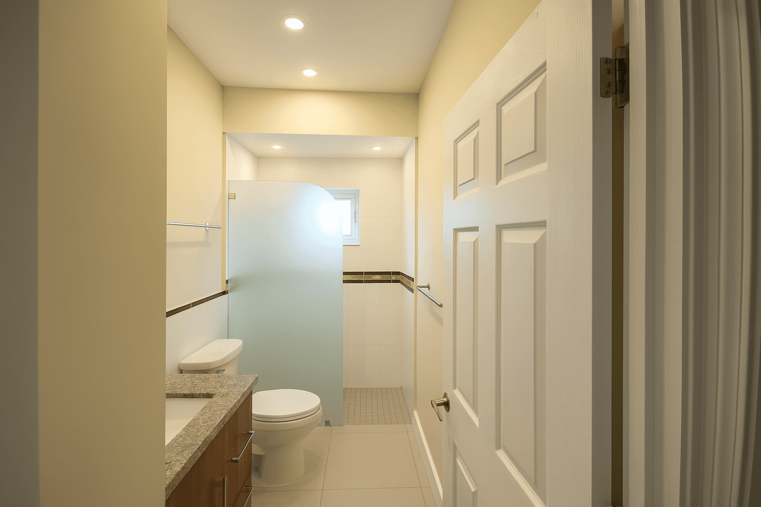 Bathroom with walk-in shower