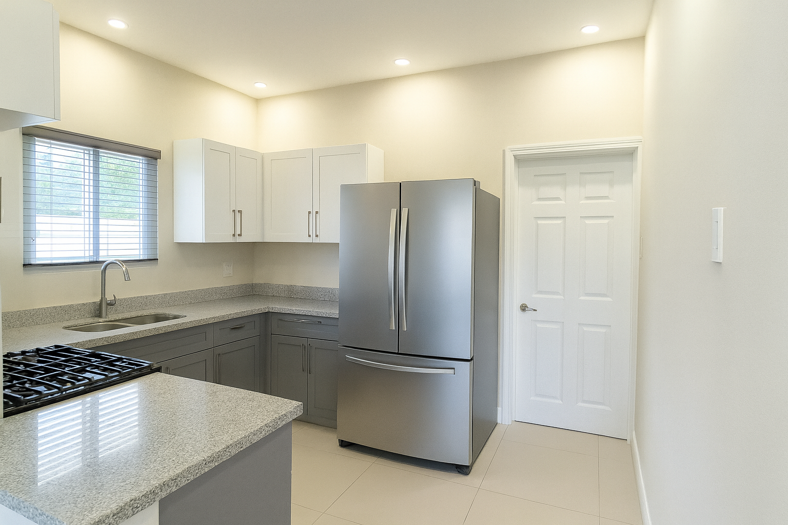 Bathroom with modern fixtures