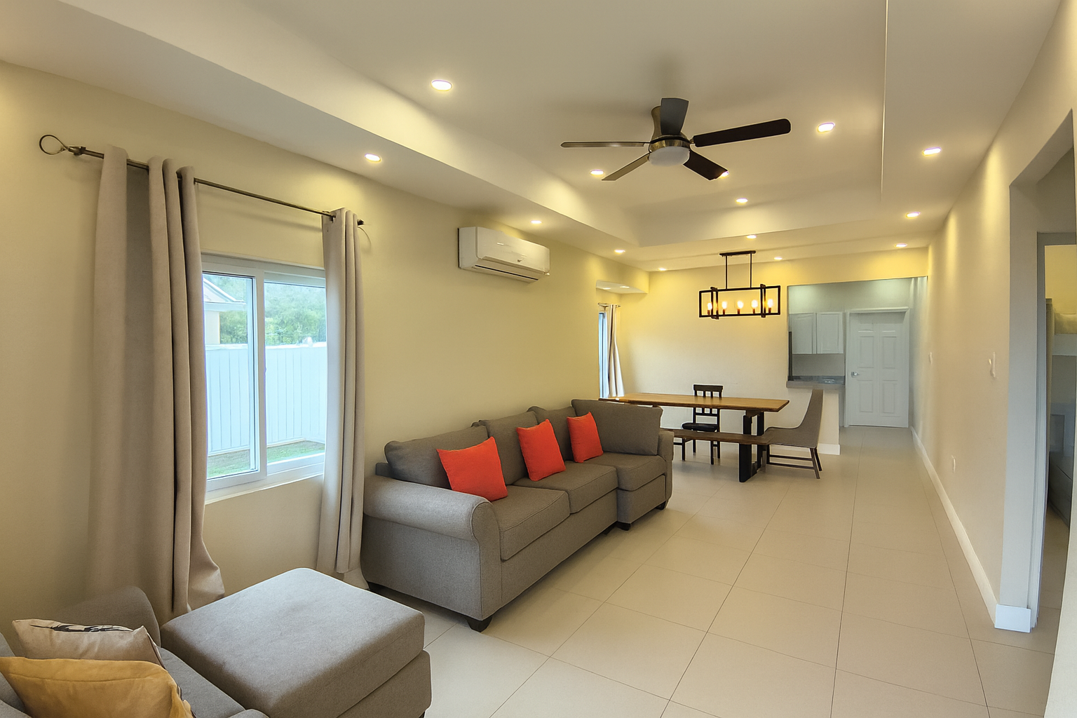 Living space with natural light